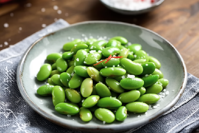 凉拌毛豆