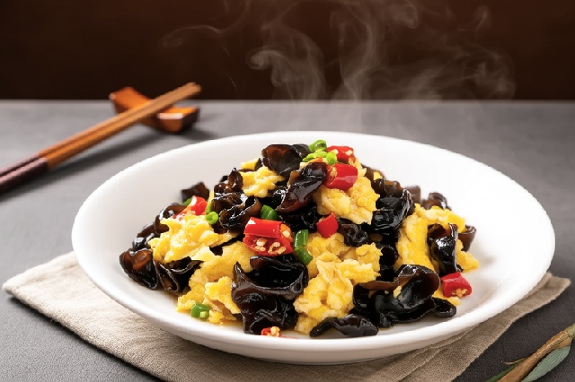 剁椒木耳炒鸡蛋