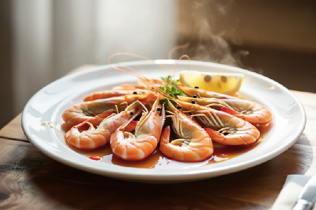 水煮虾