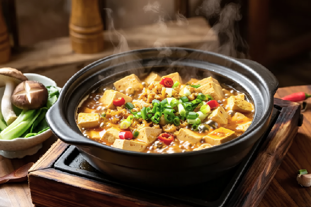 砂锅豆腐煲