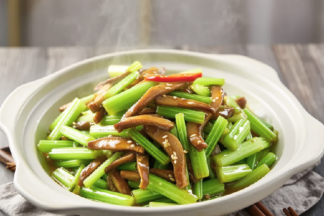 芹菜炒香干