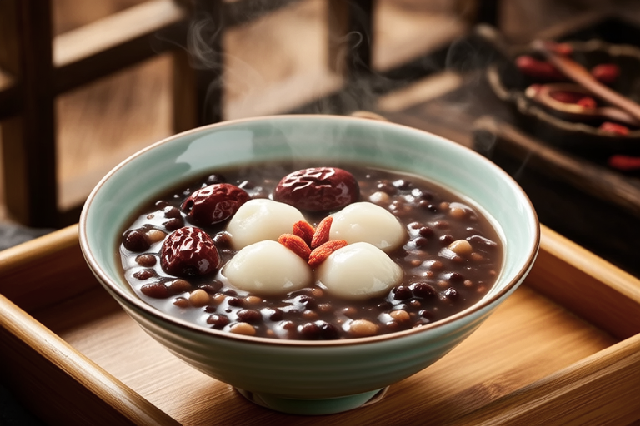 赤豆糊元宵
