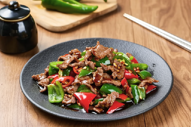 青椒炒肉