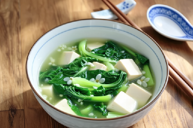 青菜豆腐汤