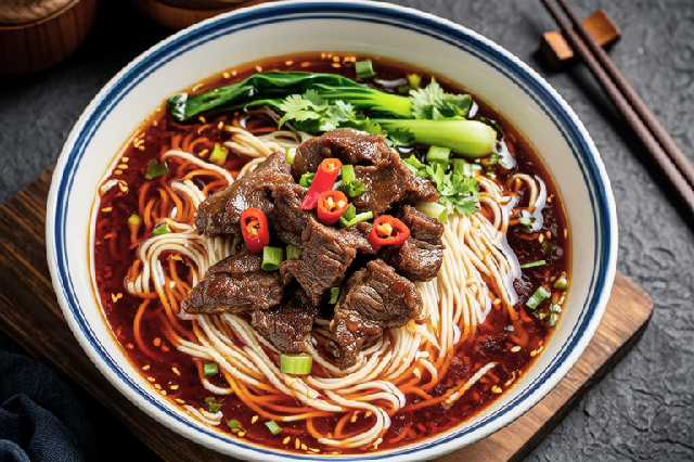 香辣牛肉面